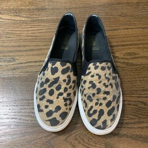 keds leopard print slip on sneaker